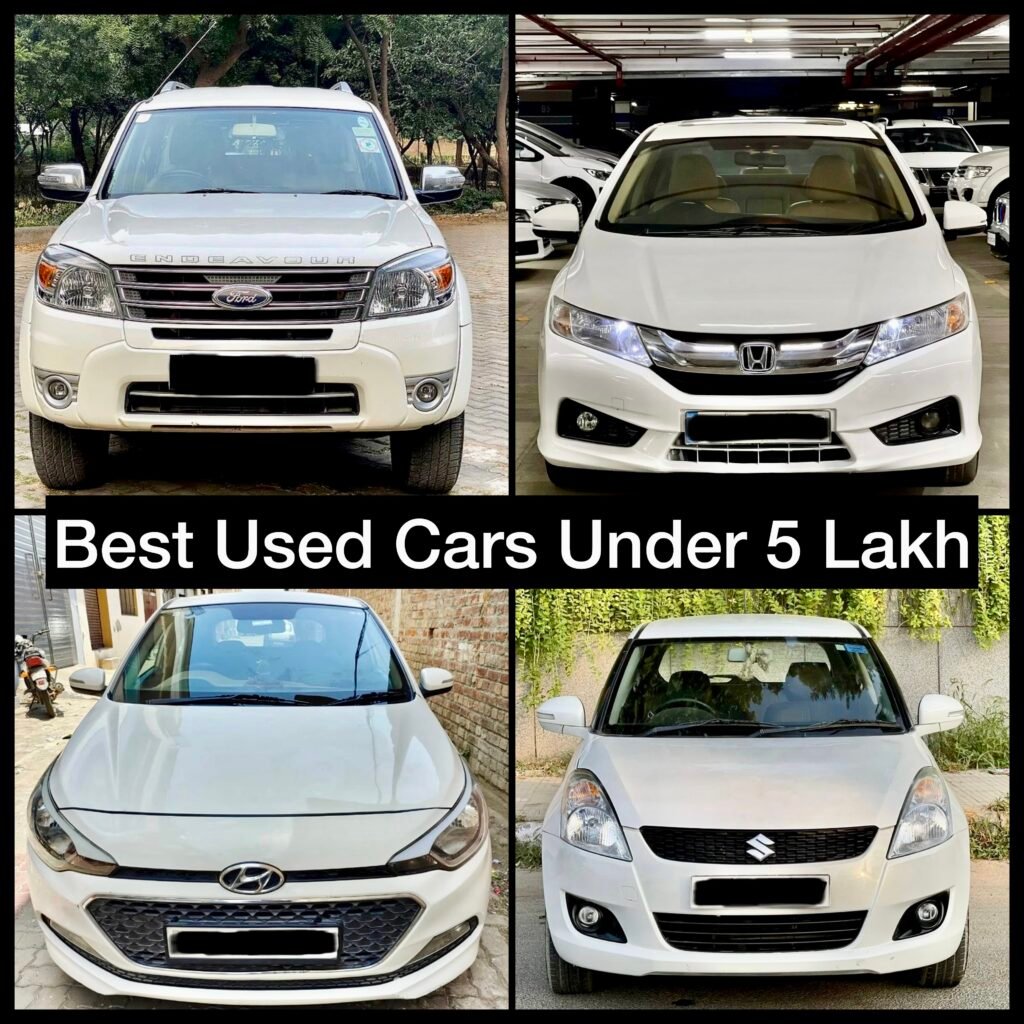 BEST USED CARS UNDER 5 LAKH