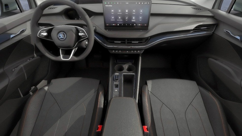 skoda enyaq black interior